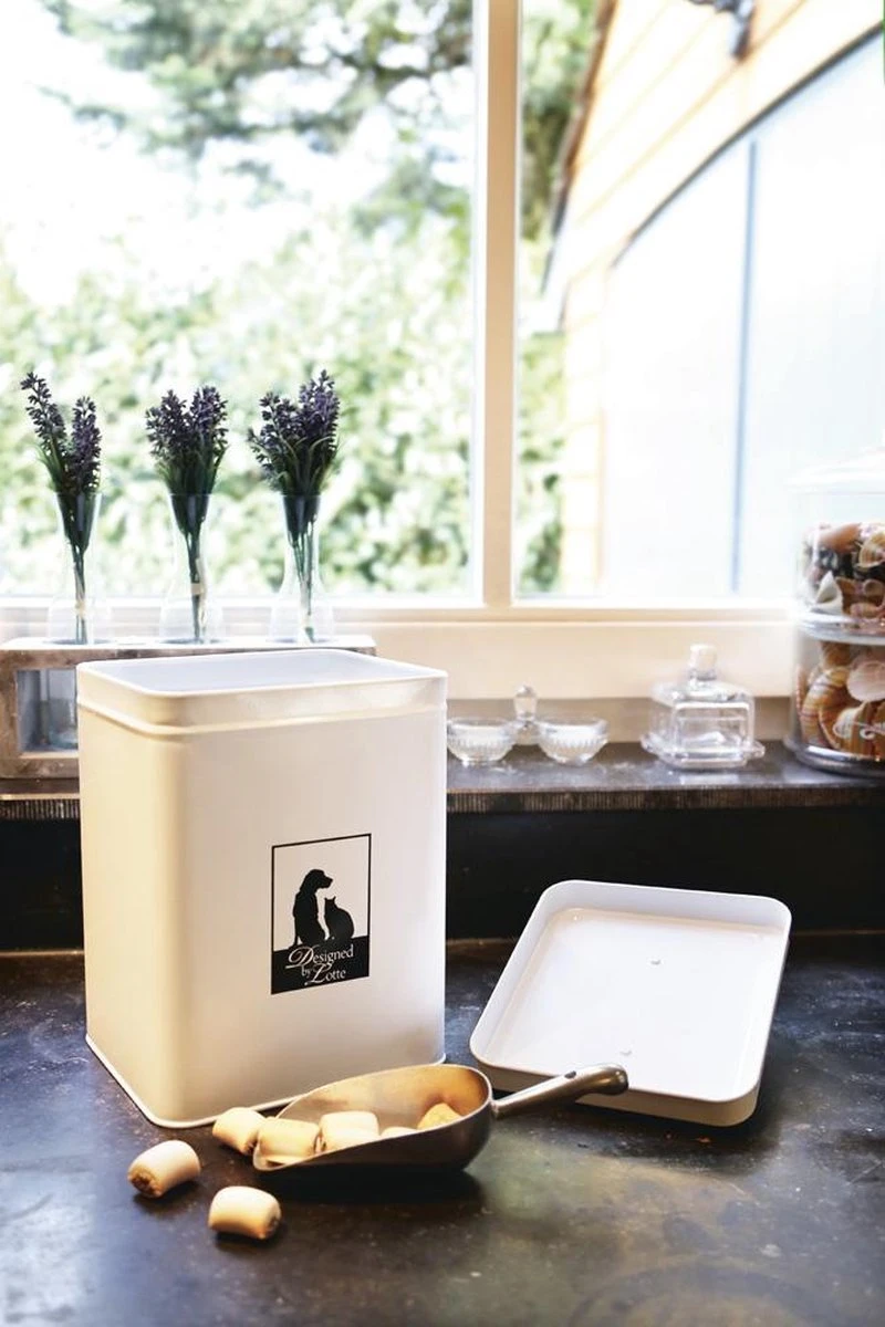 Designed By Lotte Vooraadblik Incl. Schep - Wit - 18x16x26 Cm - Afbeelding 2