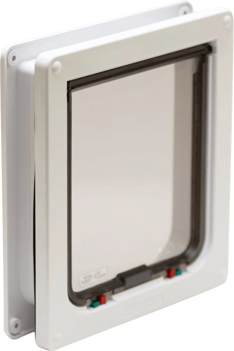 Cat Mate Kattendeur Groot Met Vierwegsluiting En Extra Vergrendeling - Wit - Afbeelding 5