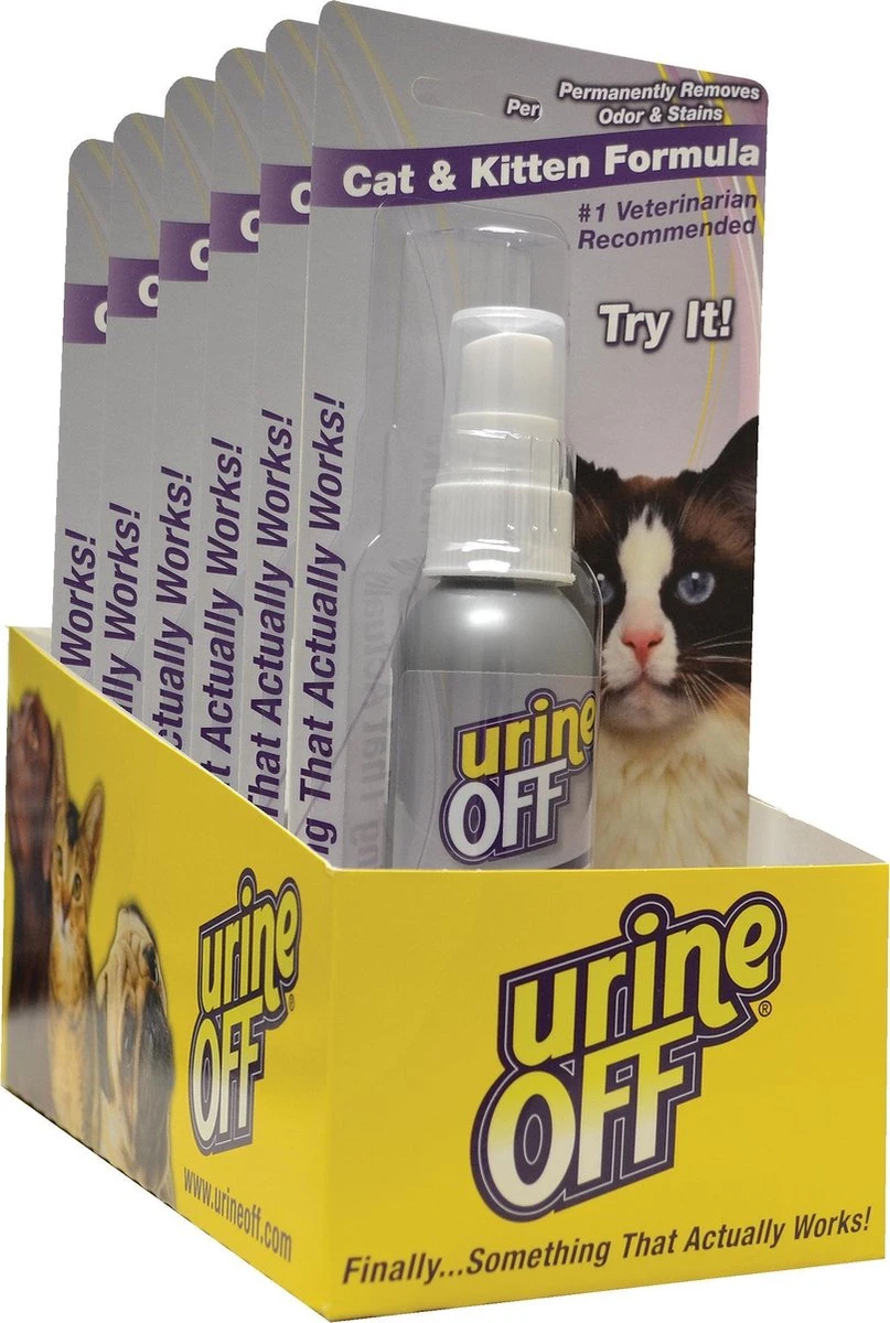Urine Off - Geur En Vlekverwijderaar Voor Kitten En Kat Urine 118 Ml - Afbeelding 3