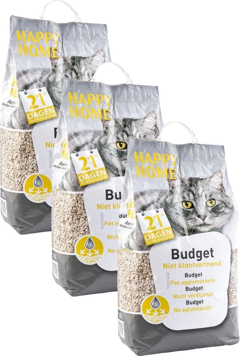 Jipp Budget - Kattenbakvulling - 3 X 20 L - Afbeelding 2