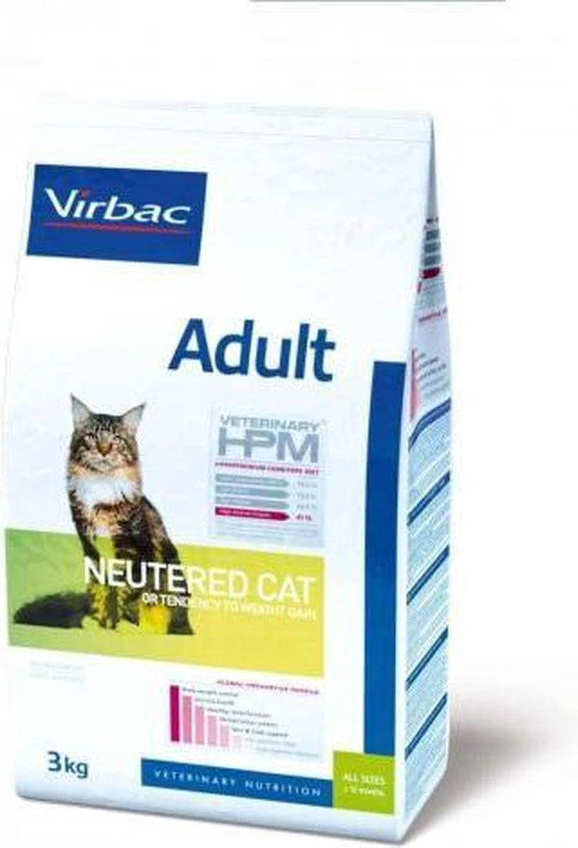 Virbac HPM Veterinary Adult Neutered Cat - Kattenvoer - 3 Kg - Afbeelding 7