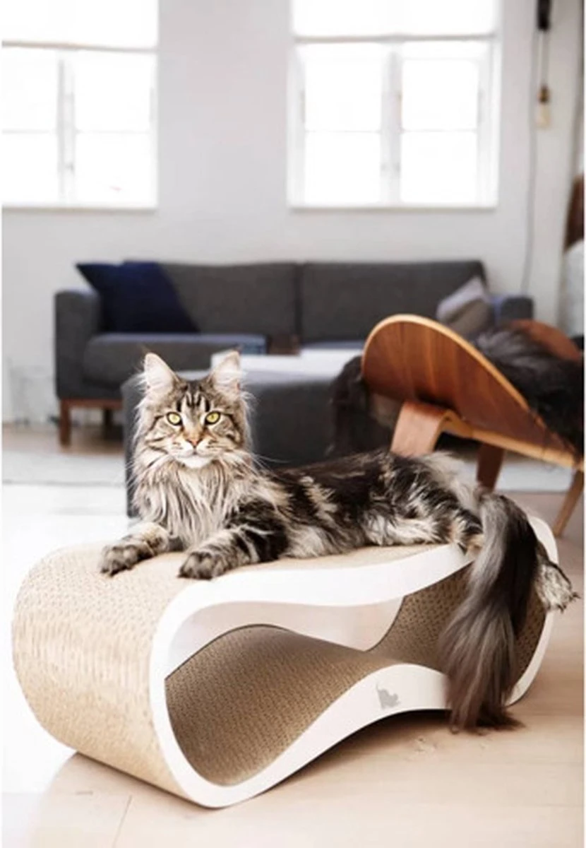 MyKotty LUI - Krabpaal - Wit - 75 X 25 Cm - Afbeelding 6