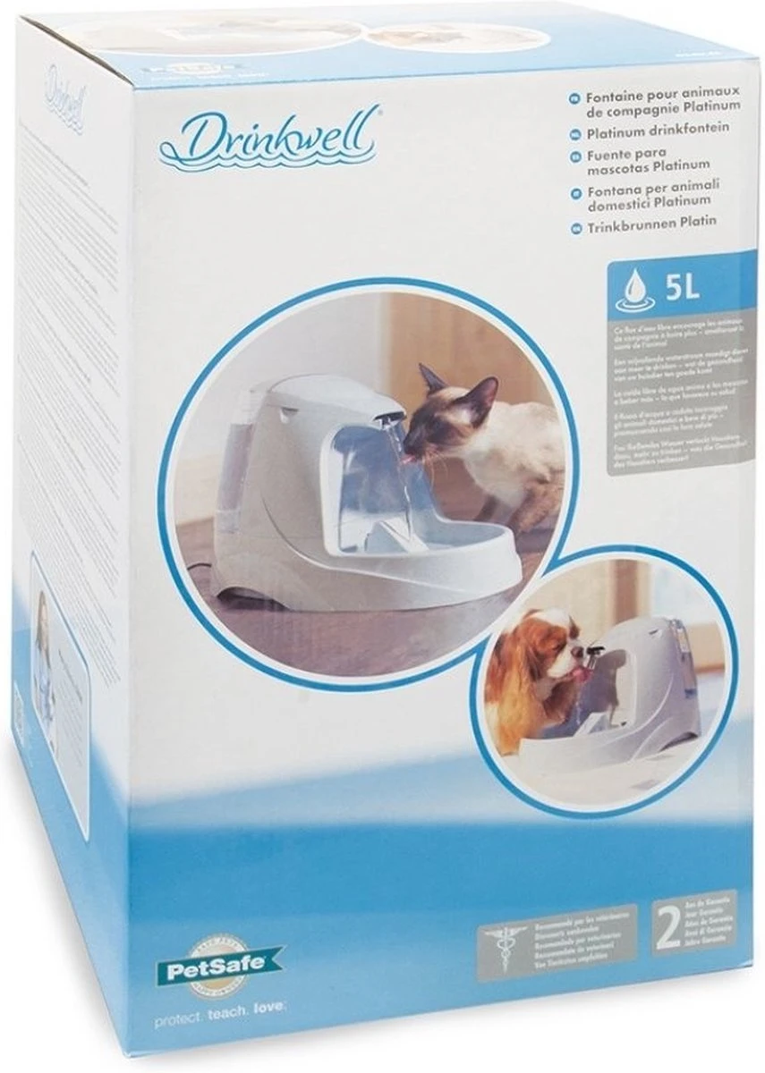 Petsafe Drinkwell Platinum - Drinkfontein - 5 L - Afbeelding 7