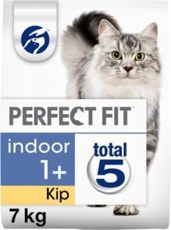 Perfect Fit Adult 1+ Indoor Voordeelzak Droge Brokjes - Katten Droogvoer - Kip - 7 Kg