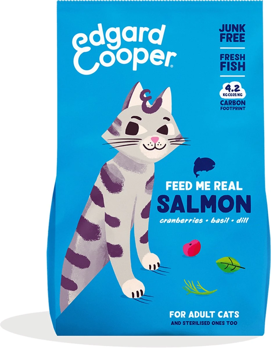 Edgard & Cooper Kattenvoer Adult Zalm 4 Kg - Afbeelding 8
