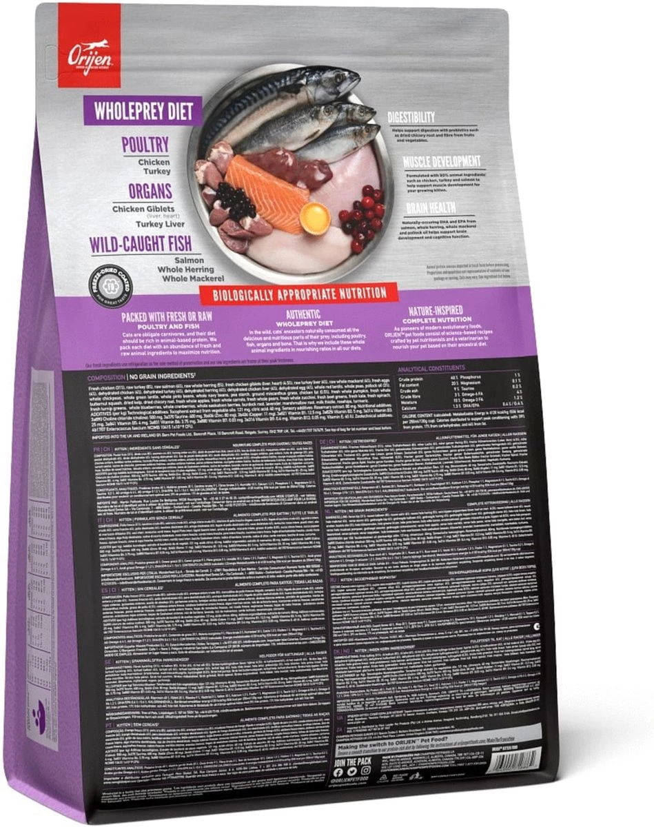 Orijen Kattenvoer Whole Prey Kitten 1,8 Kg - Afbeelding 6