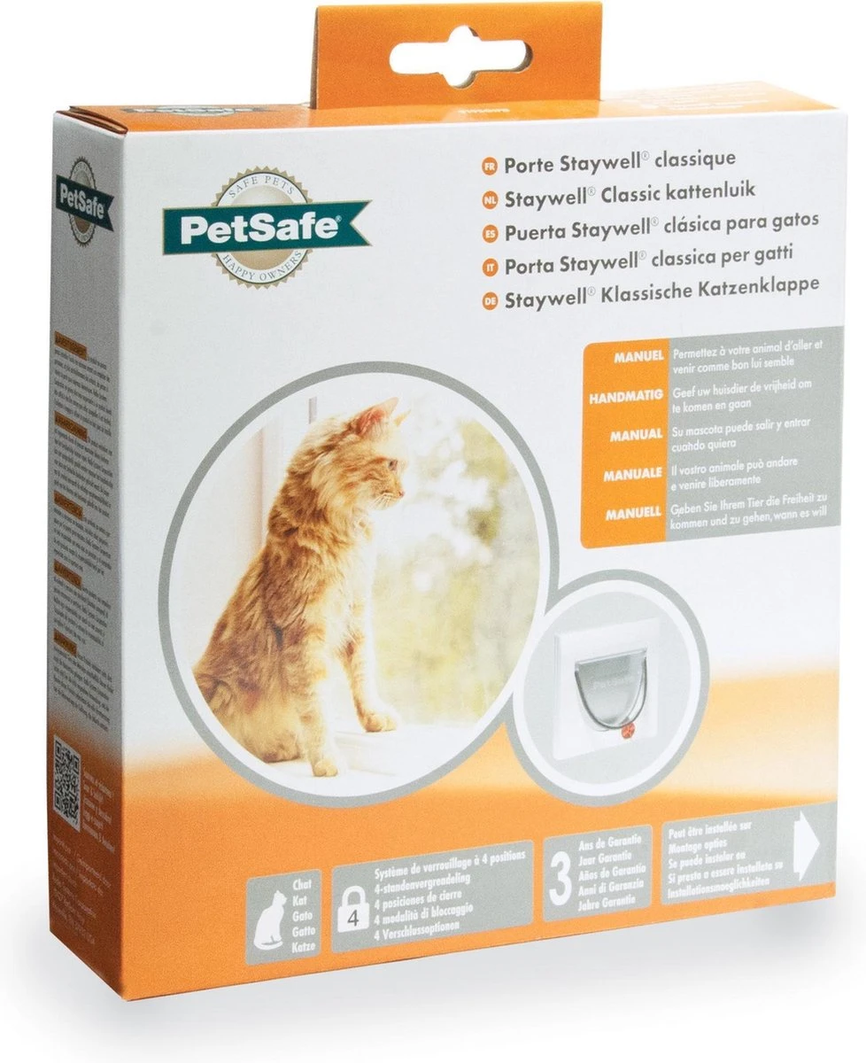 Petsafe 917 Classic - Incl. Tunnel - Wit - Kattenluik - Ø 22.4 Cm - Afbeelding 7