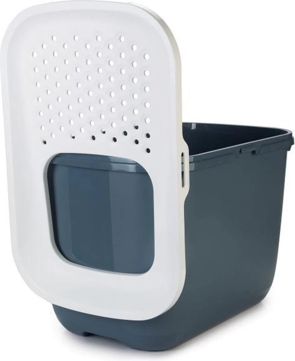 Savic Hop In Kattenbak - Steenblauw/wit - Afbeelding 6