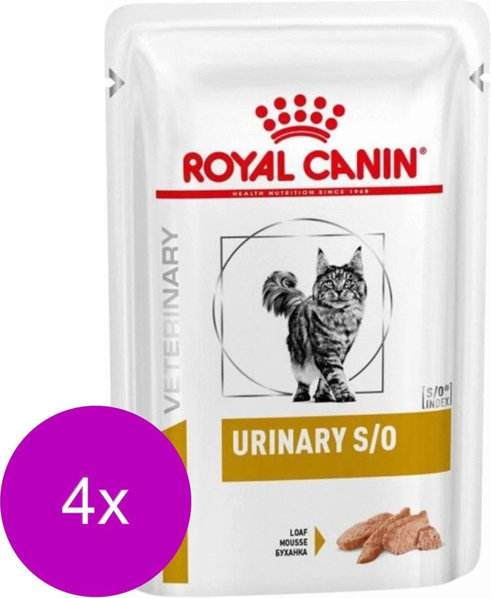 Royal Canin Veterinary Diet Urinary S/O Loaf Wet - Kattenvoer - 4 X 12x85 G - Afbeelding 2