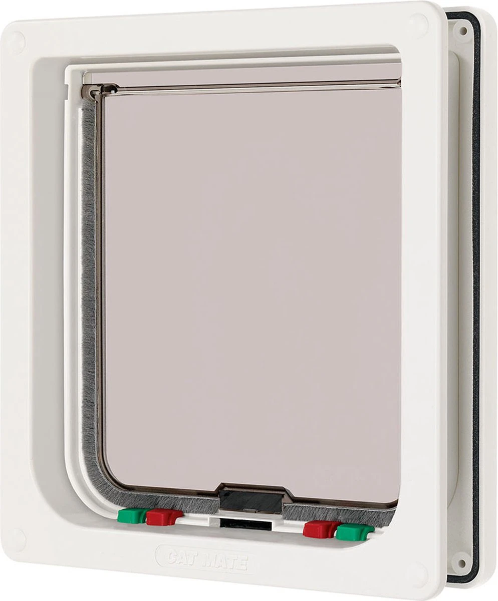 Cat Mate Kattendeur Groot Met Vierwegsluiting En Extra Vergrendeling - Wit